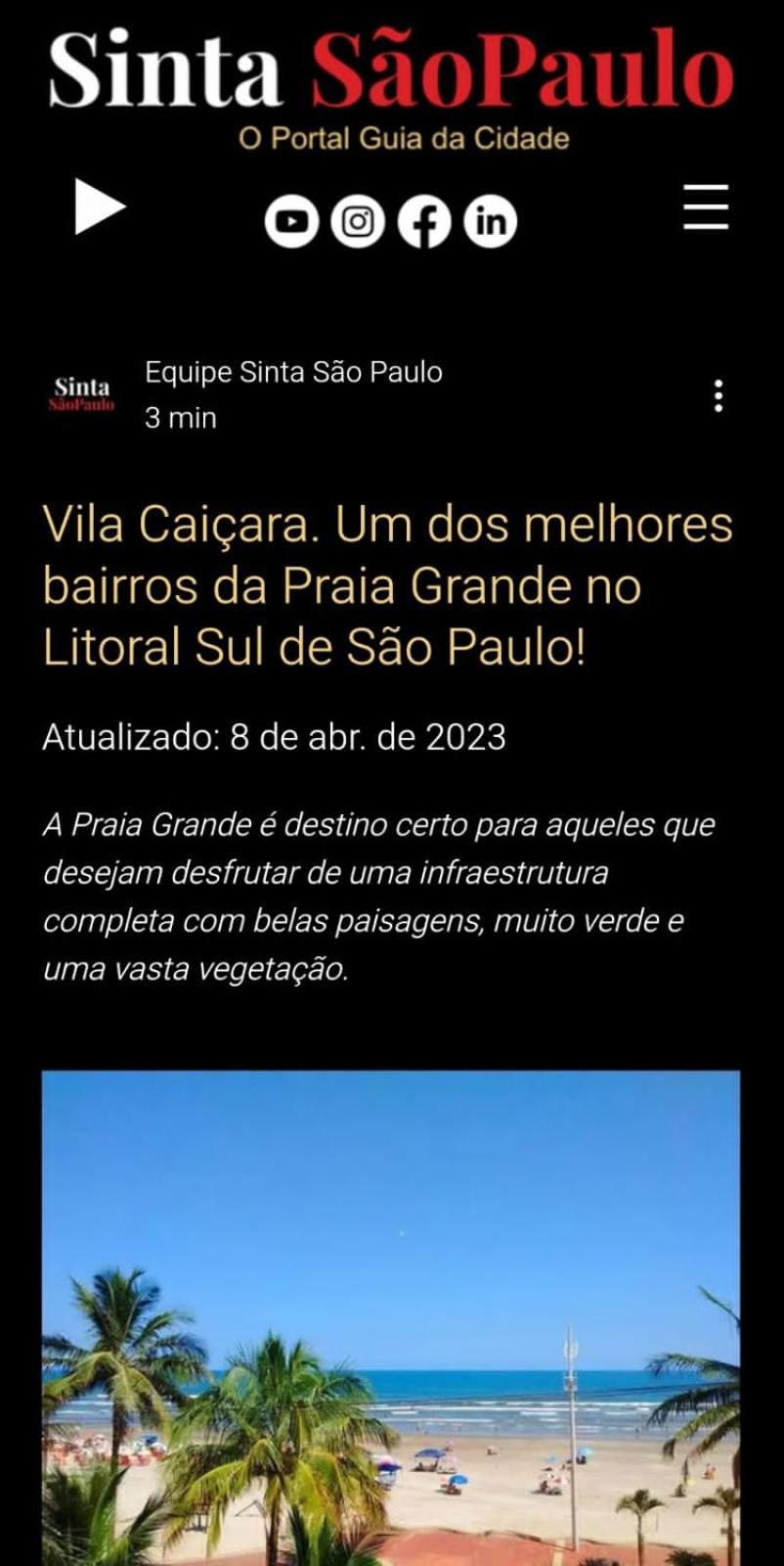 Ap Vila Caicara Praia Grande  Buitenkant foto